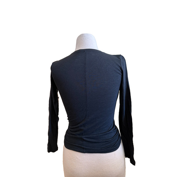 Calson Black Long Sleeve Crewneck Top – Women’s Size XS – New with tags - Picture 2 of 3